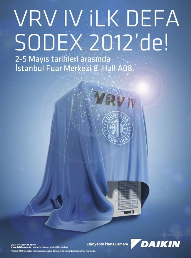 VRV IV İlk defa Sodex 2012'de!