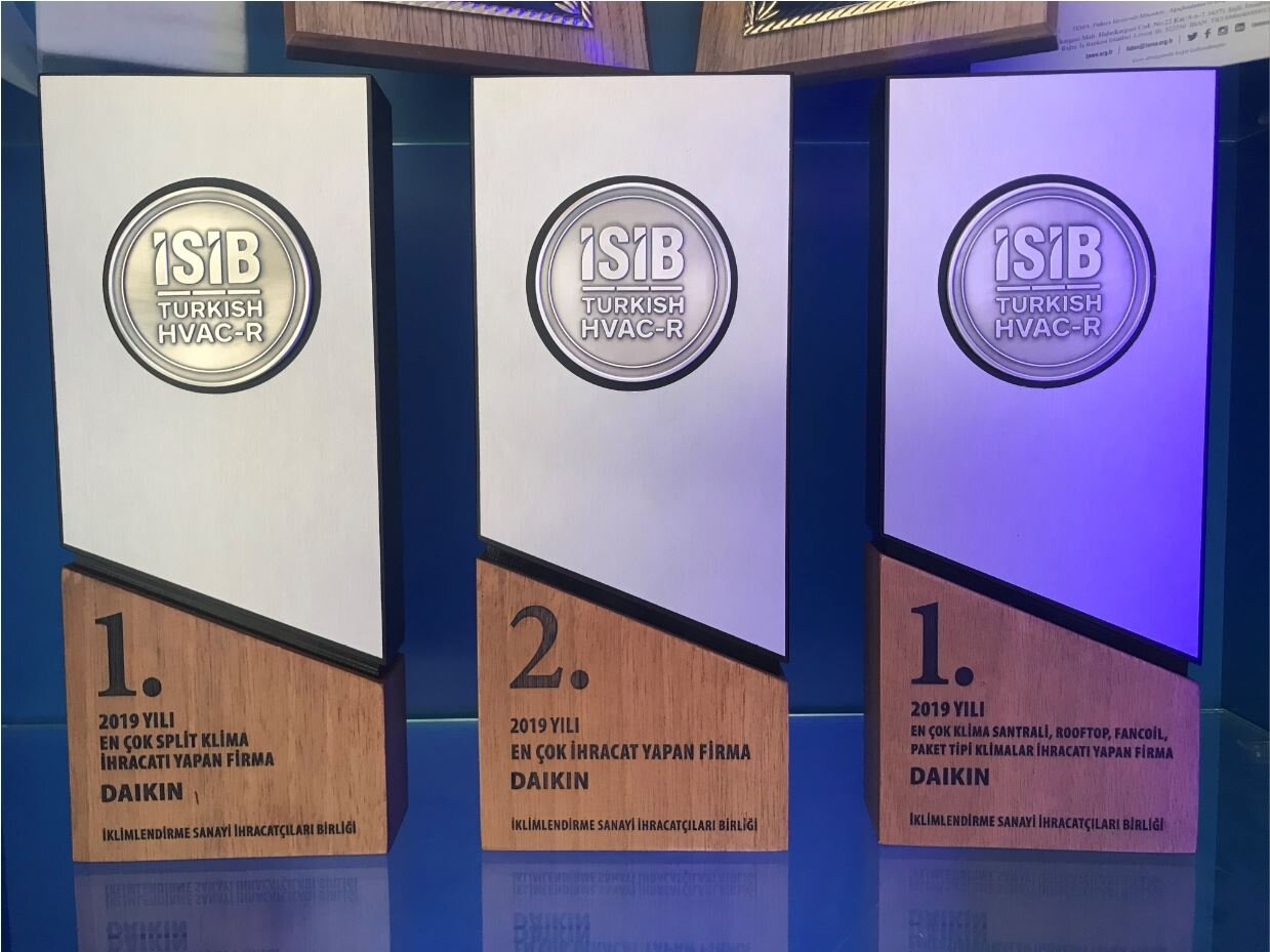 Daikin, İhracatta 3 Ayrı Ödüle Layık Görüldü