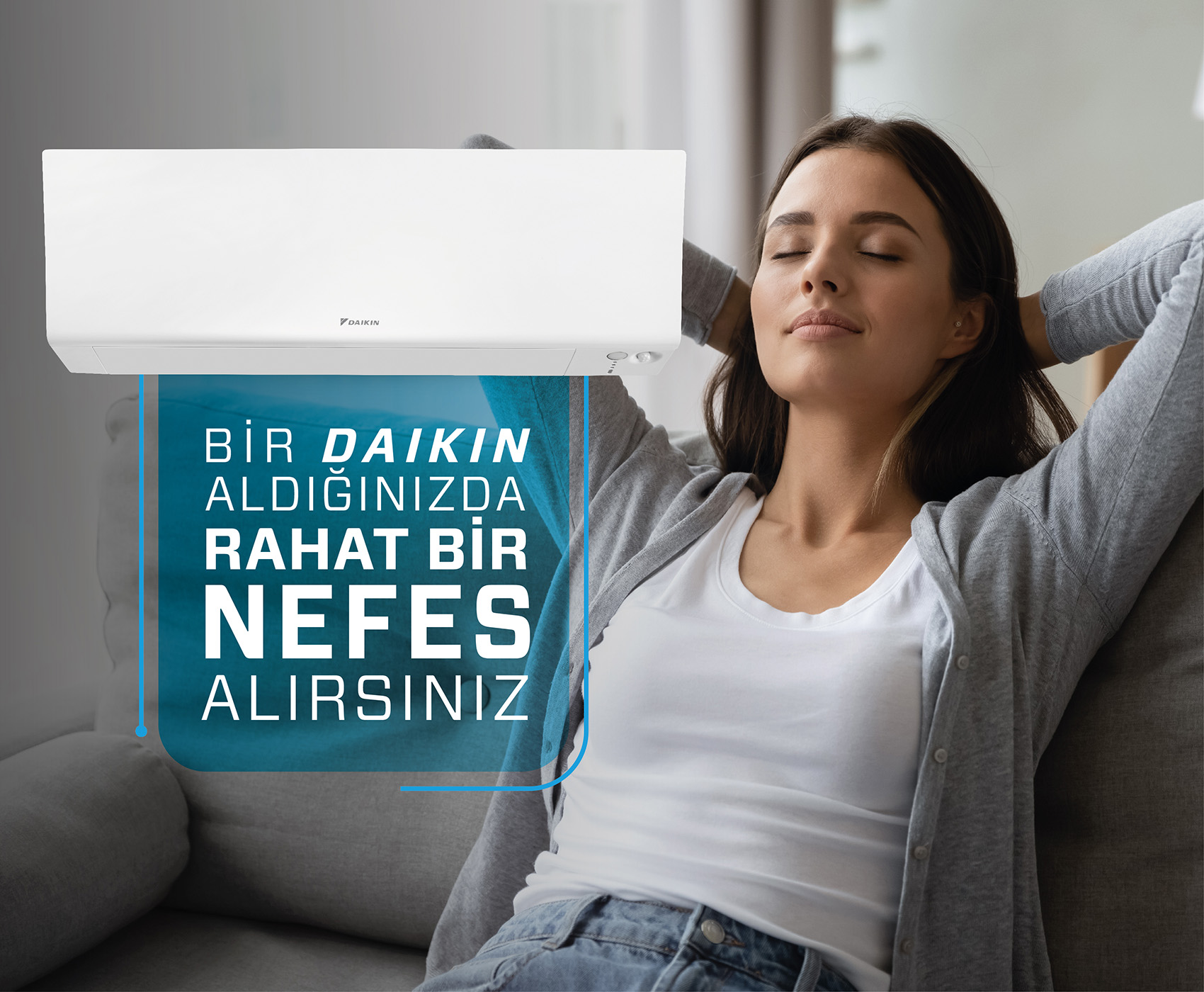 Bir Daikin Aldığınızda Rahat Bir Nefes Alırsınız