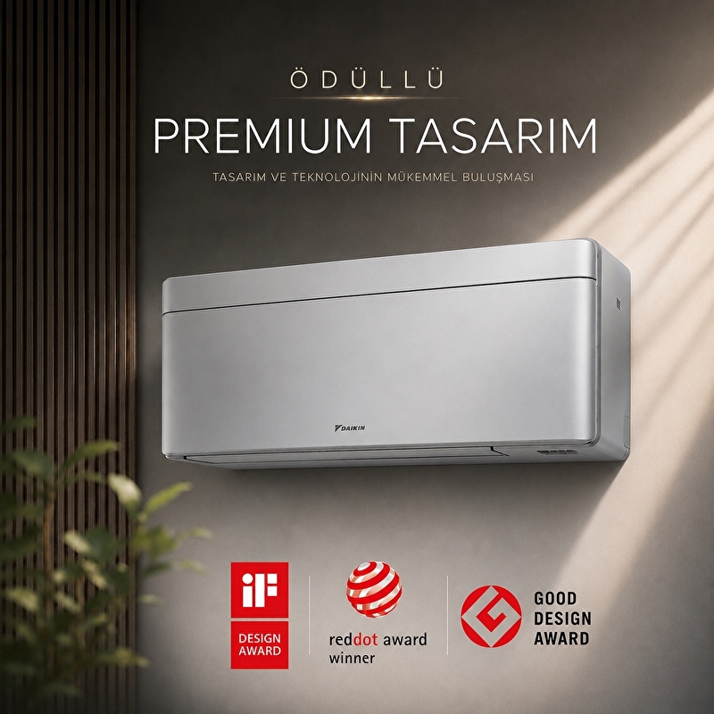 Stylish 9000 BTU/H A+++ Wi-Fi Inverter Klima Montaj Dahil TR.FTXA25CS.01