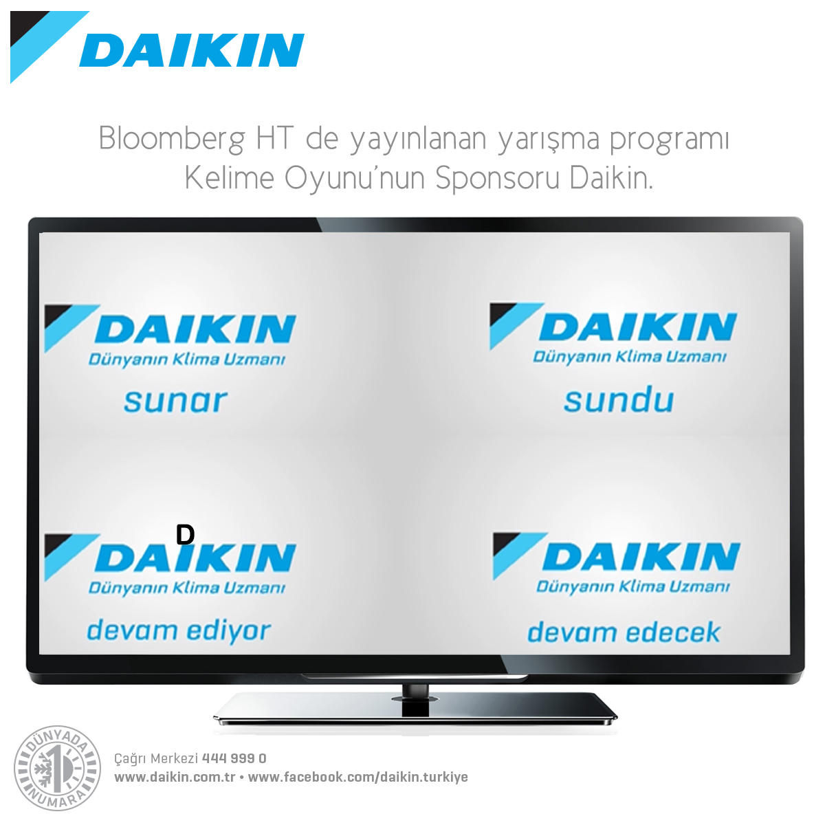 Daikin Kelime Oyunu’na Sponsor olduk!